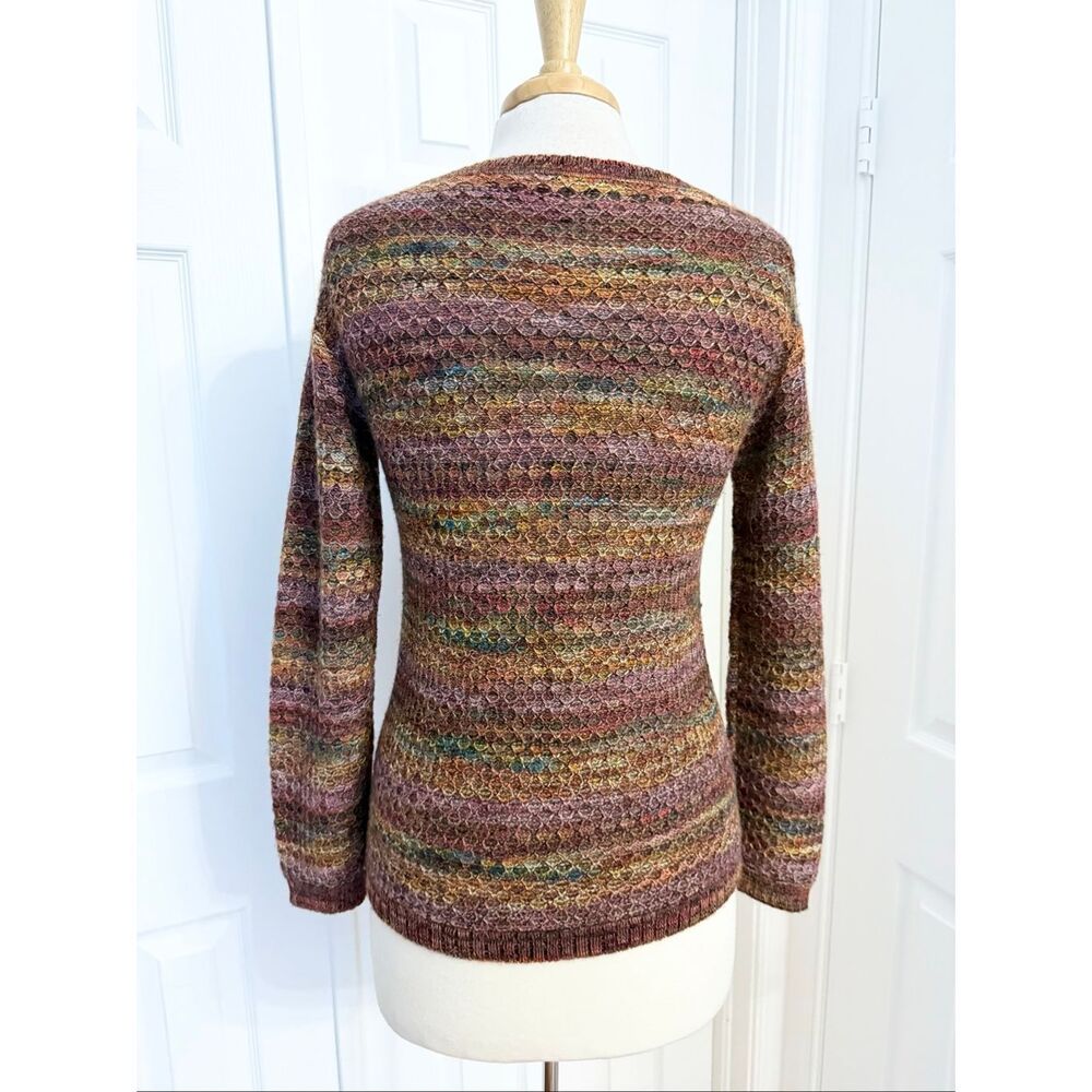 Peruvian Connection Pullover Multicolor Variegate… - image 3